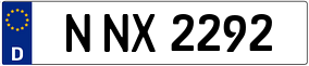 Truck License Plate